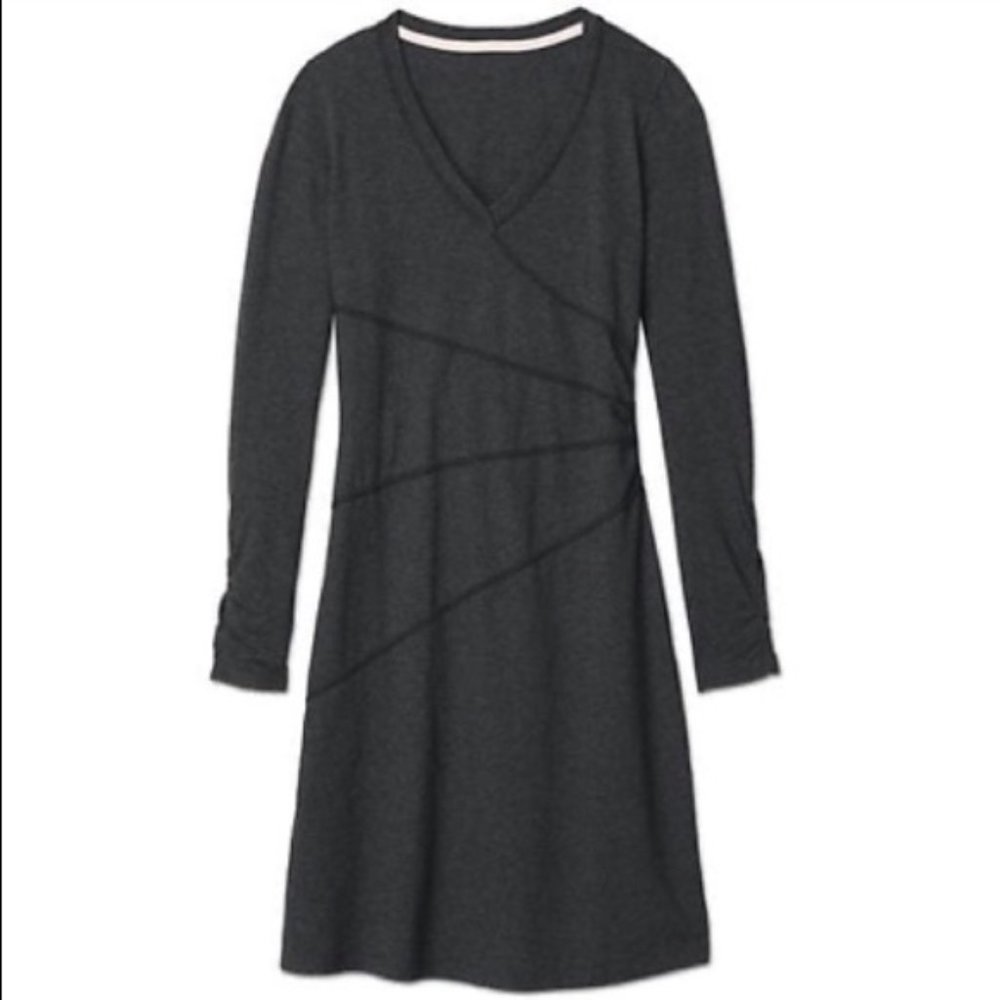 Athleta Sunburst Nectar Dress In Dark Grey - XXS - Picture 2 of 16